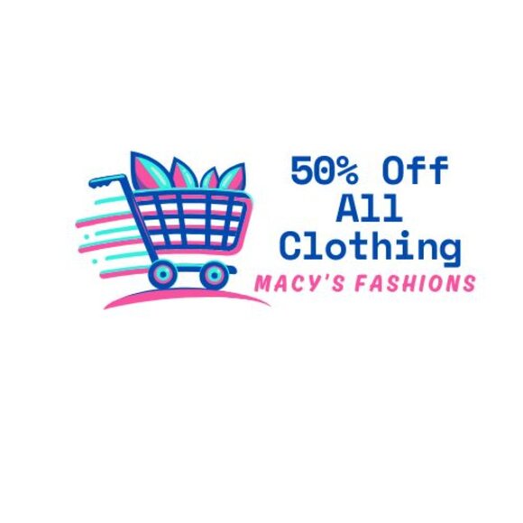 50% OFF ALL CLOTHING - Picture 1 of 2